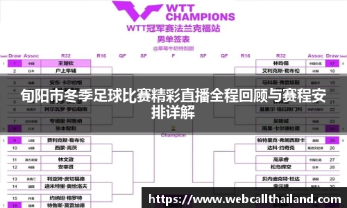 旬阳市冬季足球比赛精彩直播全程回顾与赛程安排详解